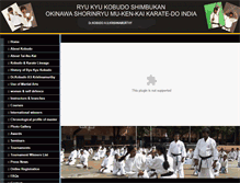 Tablet Screenshot of kobudokrishnamurthy.com